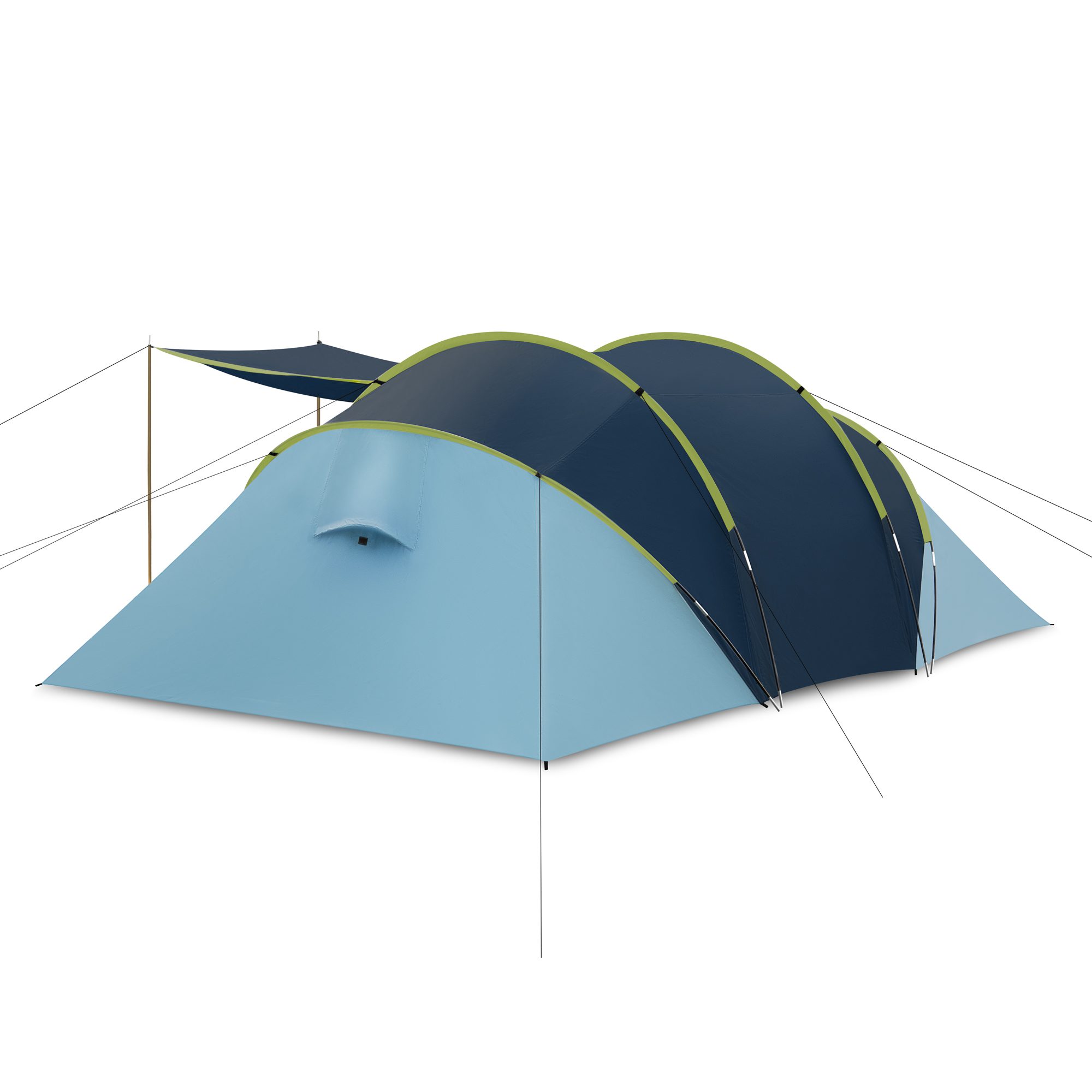 4-persoons tent Spokey OLIMPIC 2+2 met 2 slaapcabines (430×220×130 cm) 4-persoons tent Spokey OLIMPIC 2+2 met 2 slaapcabines (430×220×130 cm)