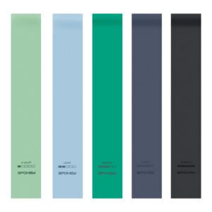 Set van 5 weerstandsbanden multicolor - Spokey ARTIO