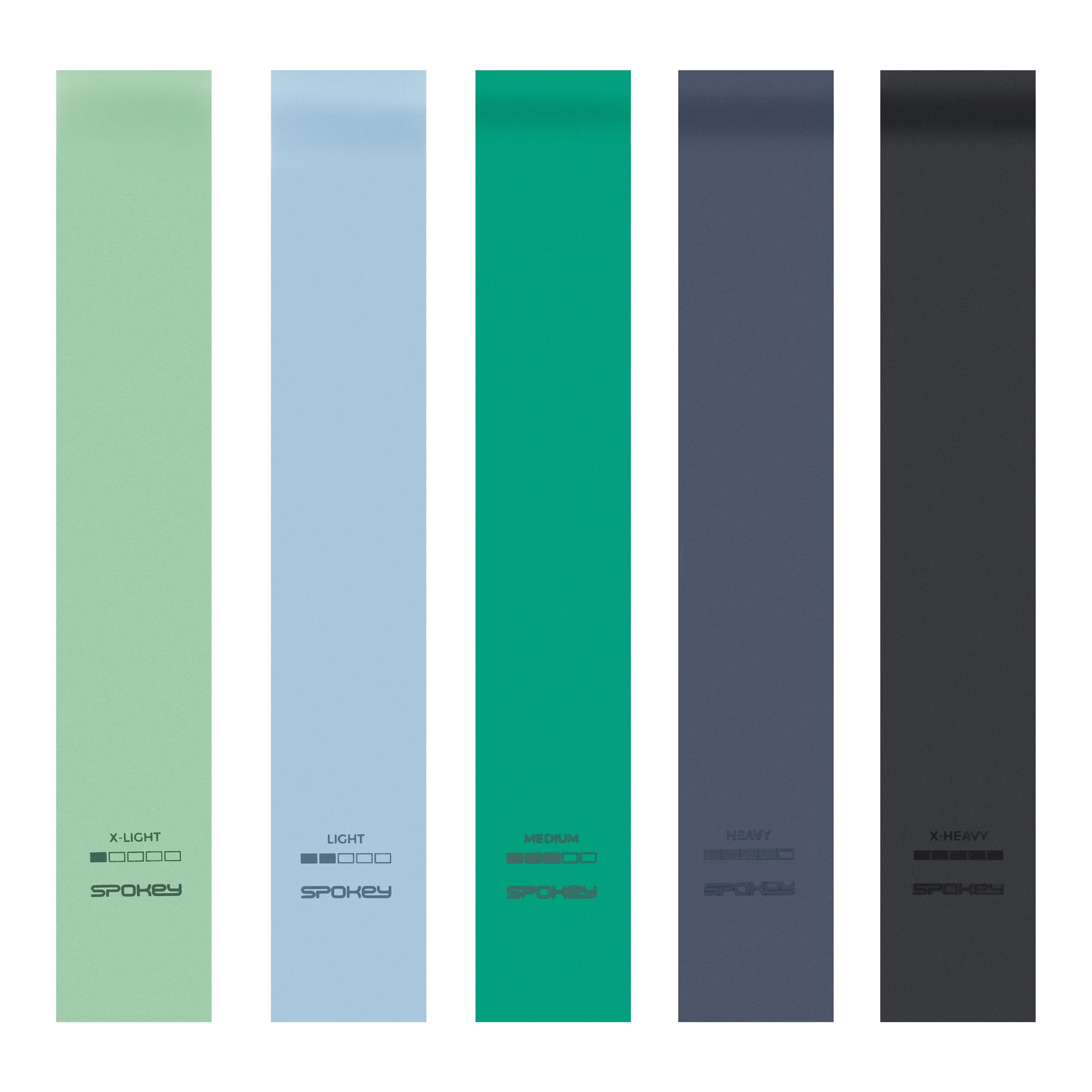 Set van 5 weerstandsbanden multicolor - Spokey ARTIO Set van 5 weerstandsbanden multicolor - Spokey ARTIO