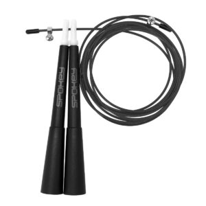 Verstelbaar Springtouw – 300 cm - Jump Rope – Speedrope – Spokey X ROPE - Zwart / Wit