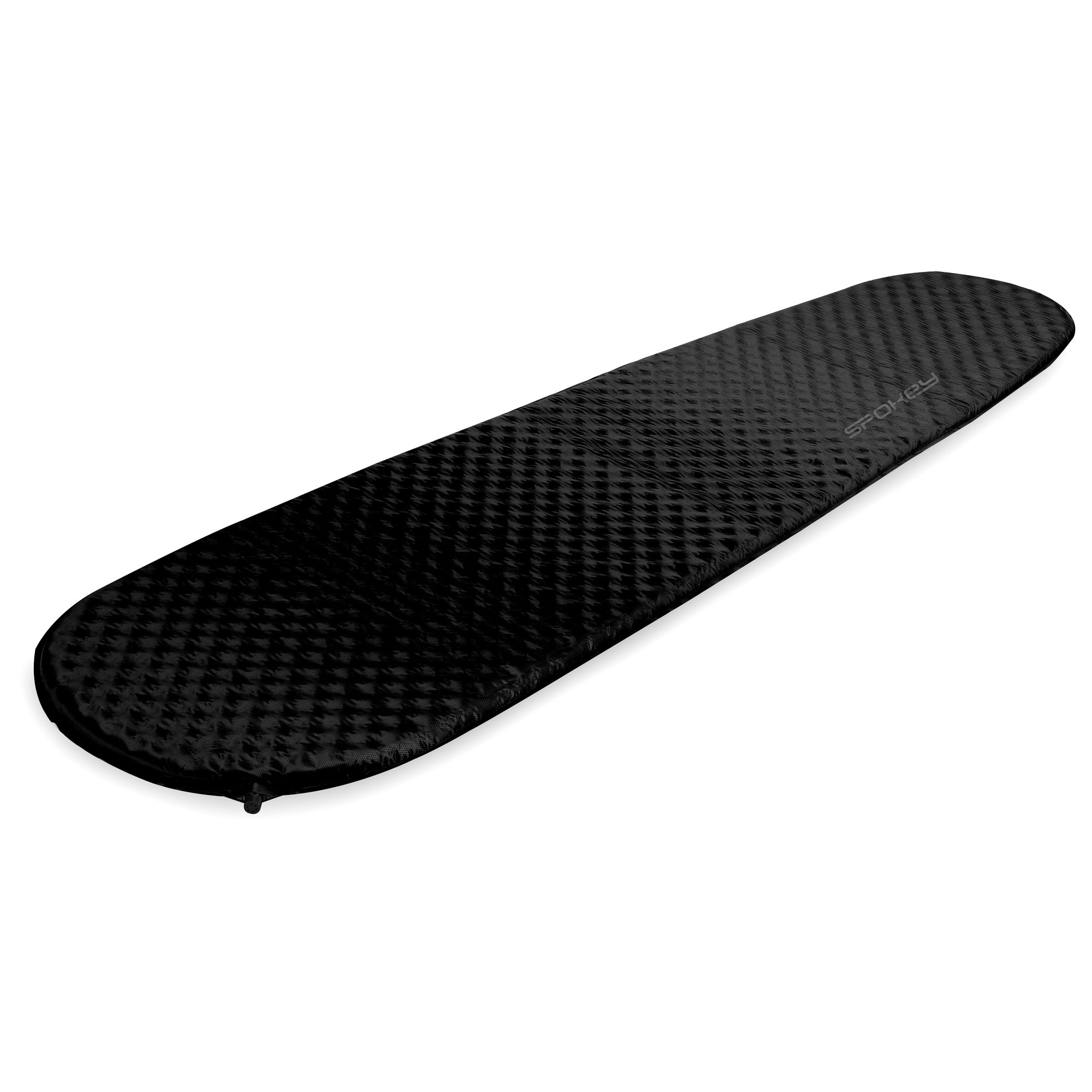 Ultralichte zelfopblazende mat zwart 180x50 cm - Spokey RAMBLER Ultralichte zelfopblazende mat zwart 180x50 cm - Spokey RAMBLER
