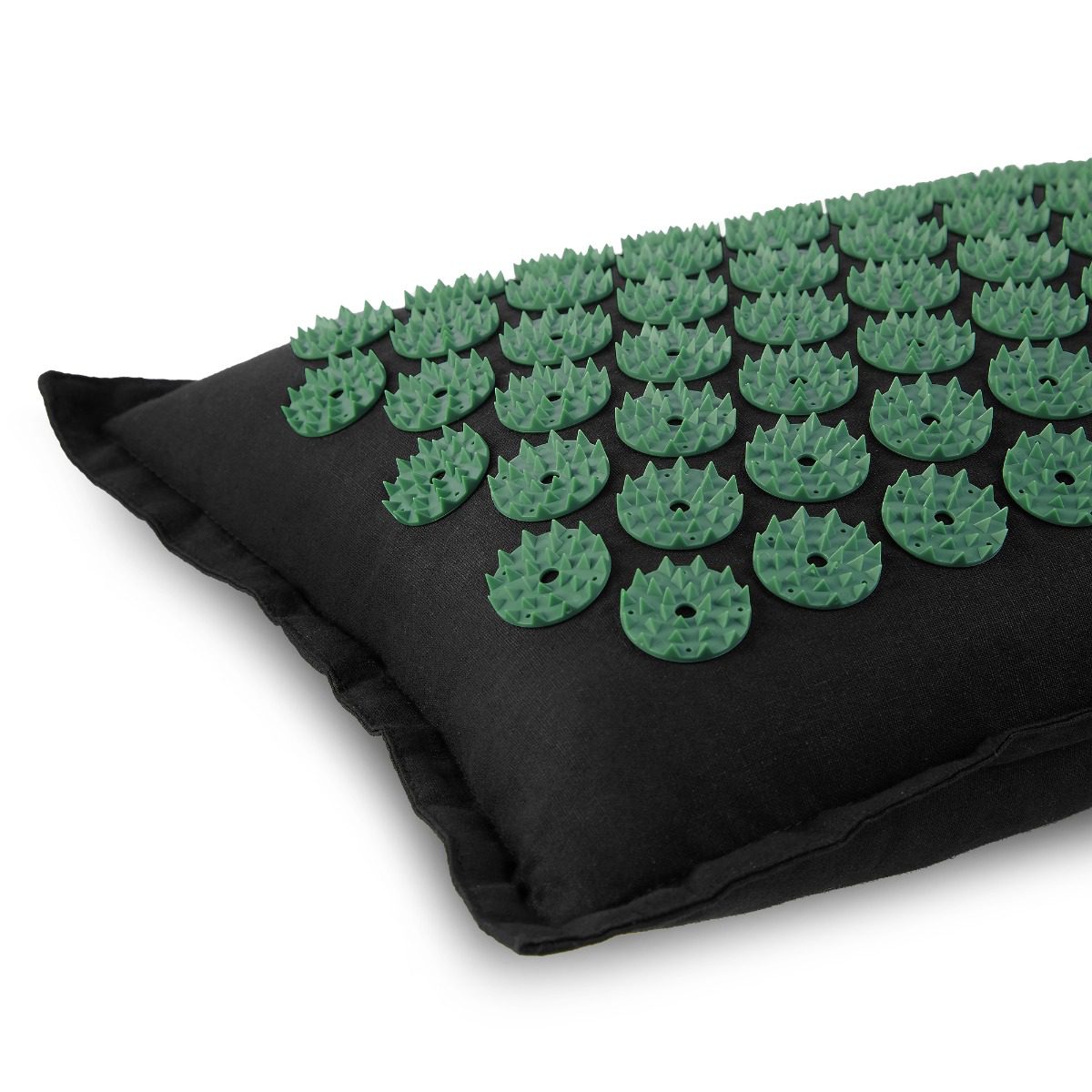 Acupressuurmat met kussen (zwart / groen) - Spokey AKUMAT Acupressuurmat met kussen (zwart / groen) - Spokey AKUMAT