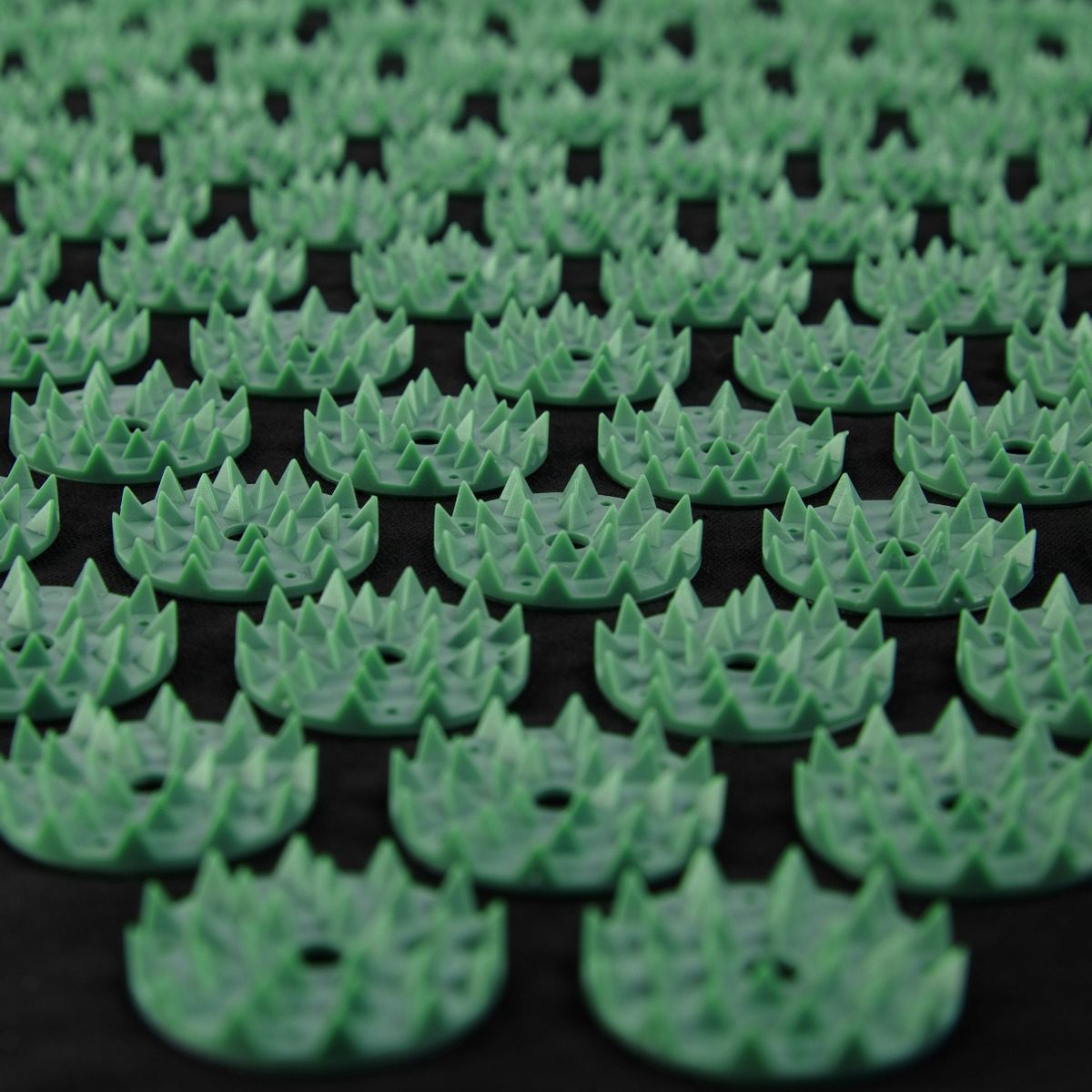 Acupressuurmat met kussen (zwart / groen) - Spokey AKUMAT Acupressuurmat met kussen (zwart / groen) - Spokey AKUMAT