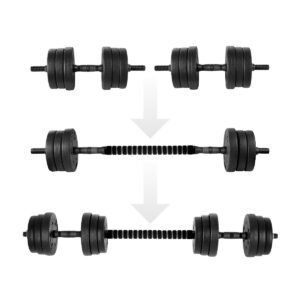 Verstelbare dumbbells 2x10 kg met connector - Spokey PONDUS 20 Verstelbare dumbbells 2x10 kg met connector - Spokey PONDUS 20