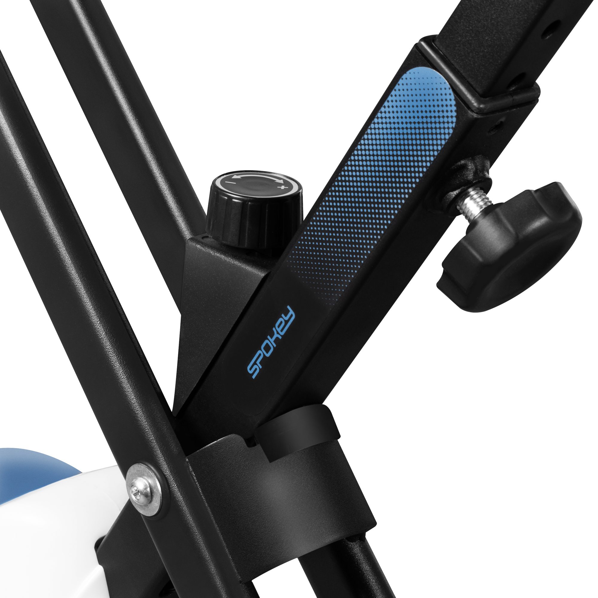 Vouwbare hometrainer Spokey XFIT - grijs, compact en verstelbaar Vouwbare hometrainer Spokey XFIT - grijs, compact en verstelbaar