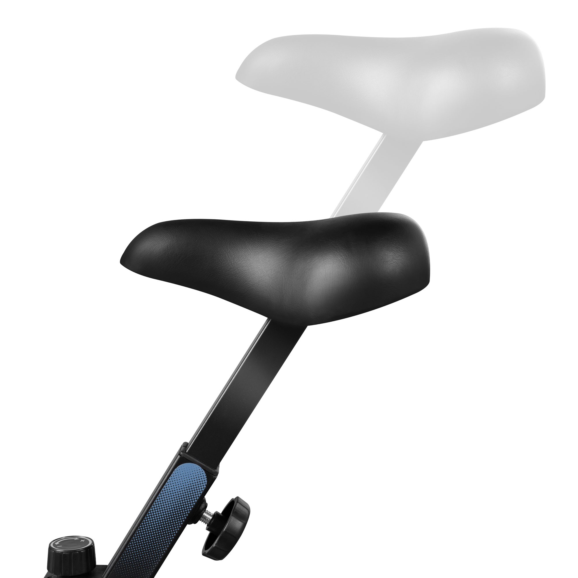 Vouwbare hometrainer Spokey XFIT - grijs, compact en verstelbaar Vouwbare hometrainer Spokey XFIT - grijs, compact en verstelbaar