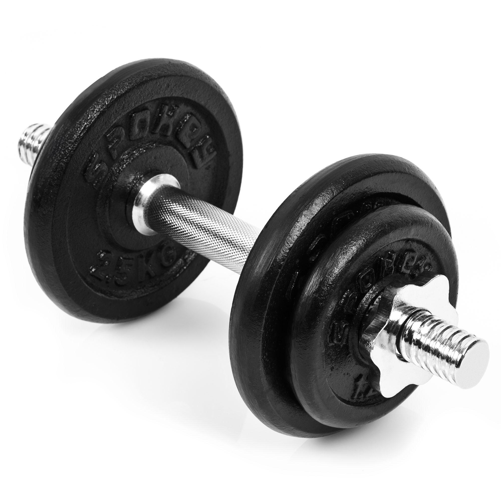 Halterset met verstelbare gewichten (9,5 kg) - Spokey Egir Halterset met verstelbare gewichten (9,5 kg) - Spokey Egir