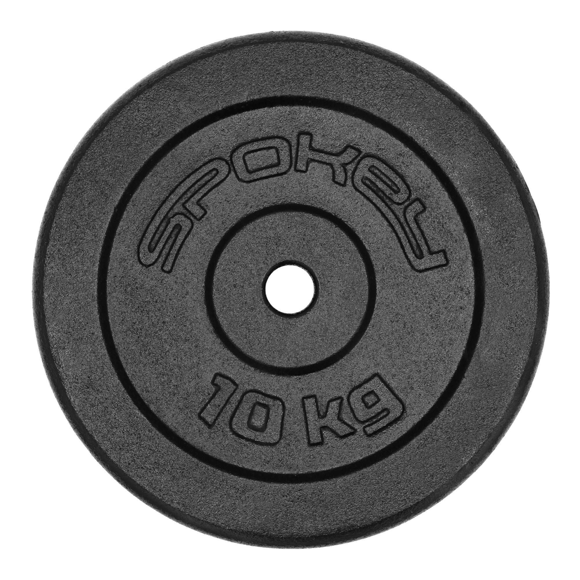 Haltergewicht 10kg zwart - Spokey SINIS Haltergewicht 10kg zwart - Spokey SINIS