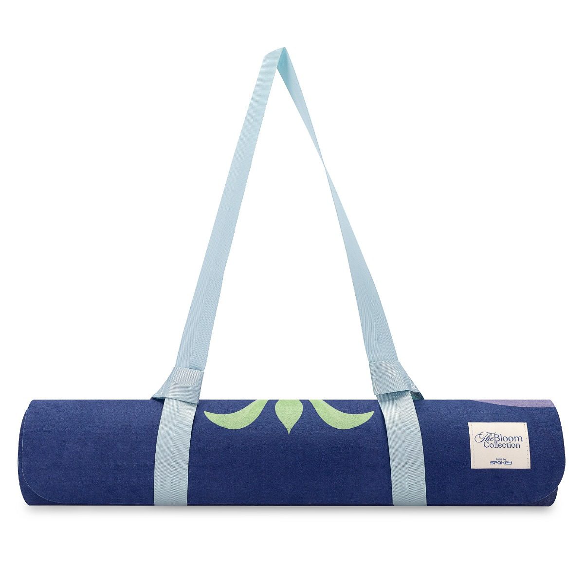Universele oefenmat 183x61 cm - paars met print Universele oefenmat 183x61 cm - paars met print