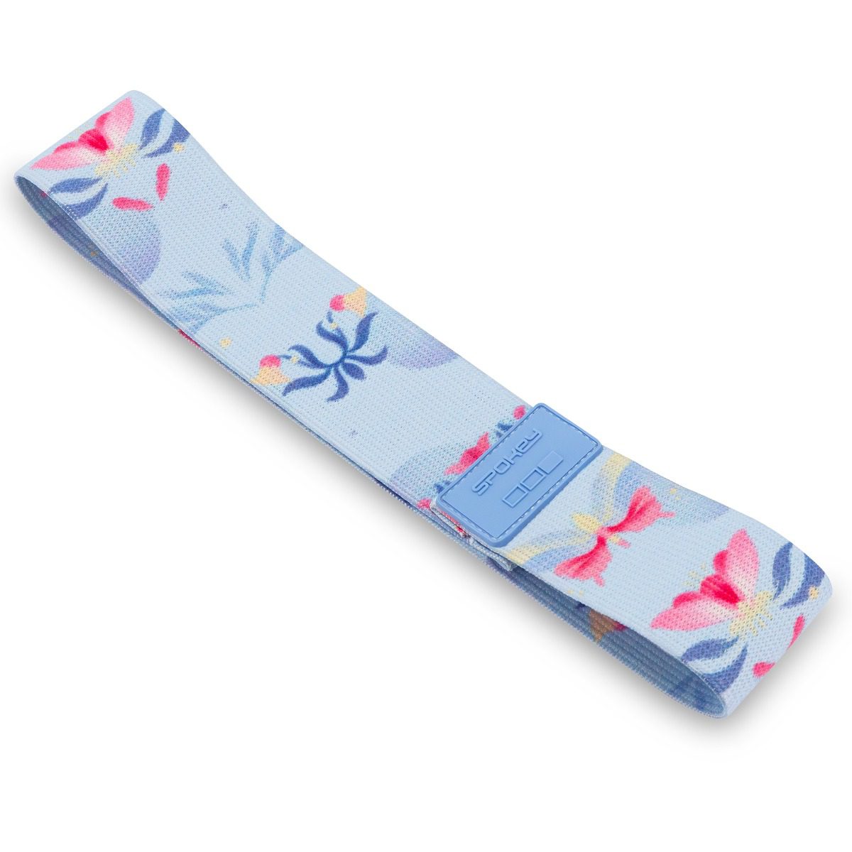 Weerstandsband – Blauw / Roze – 32x5 cm – Fitnessband – 20 kg weerstandsniveau – Spokey Bloom Light Weerstandsband – Blauw / Roze – 32x5 cm – Fitnessband – 20 kg weerstandsniveau – Spokey Bloom Light