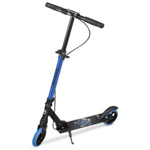Stuntstep voor kinderen en tieners - zwart/blauw - 145 mm wielen - Spokey VACAY PRO