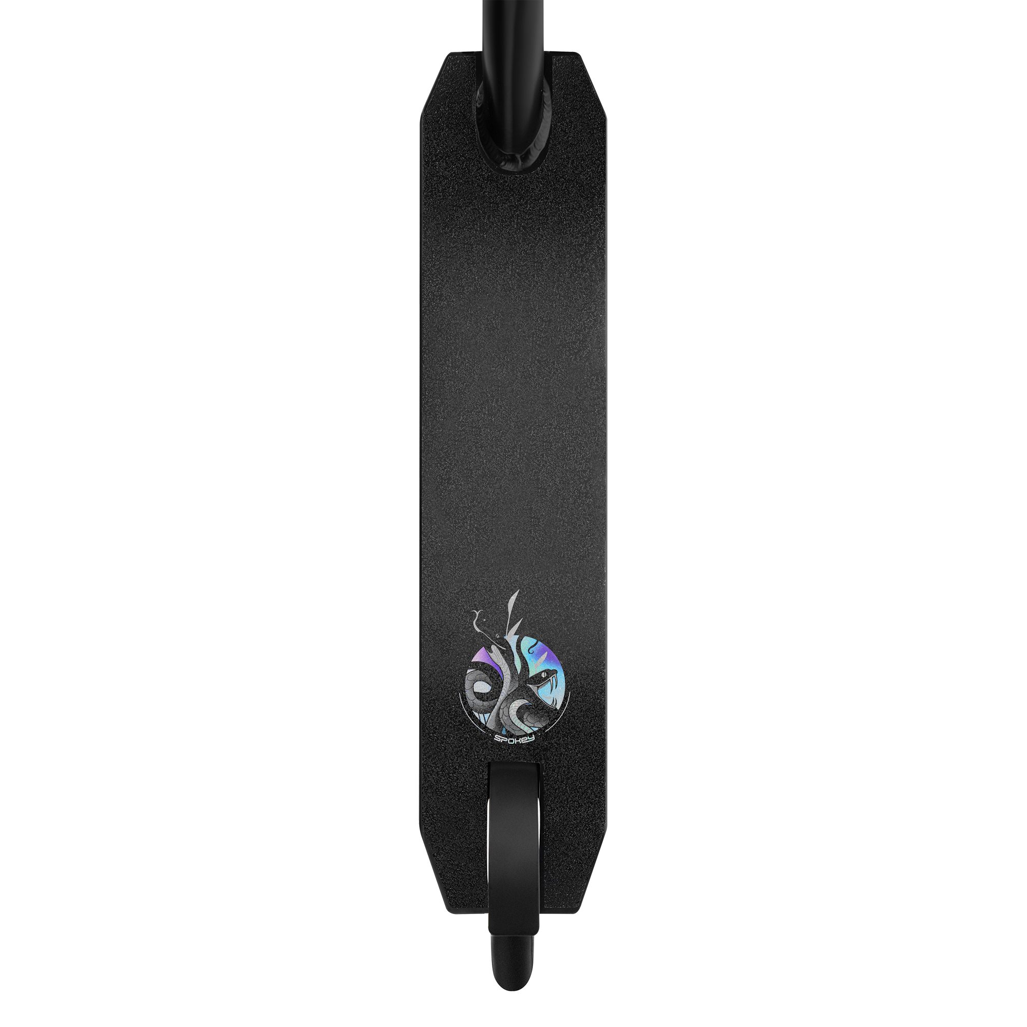 Stuntstep - Zwart met hologram - ABEC-7 - 110 mm / 82A - 87 cm - Spokey MEDUSA Stuntstep - Zwart met hologram - ABEC-7 - 110 mm / 82A - 87 cm - Spokey MEDUSA