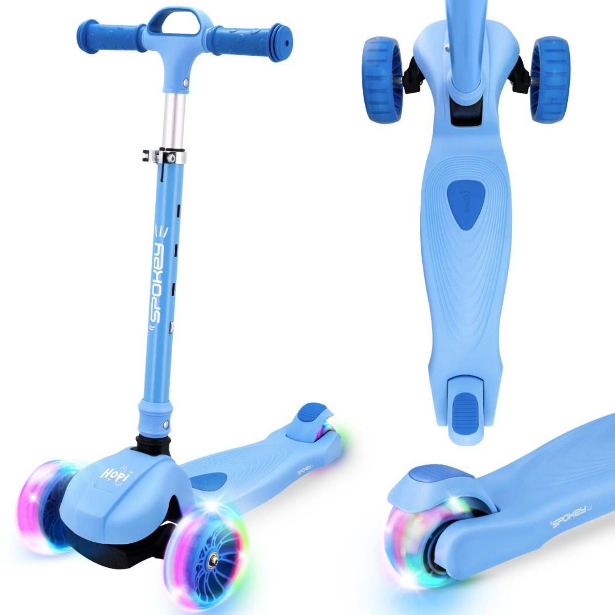 Kinderstep - 3 wielen - Opvouwbaar - Spokey Hopi (blauw) Kinderstep - 3 wielen - Opvouwbaar - Spokey Hopi (blauw)