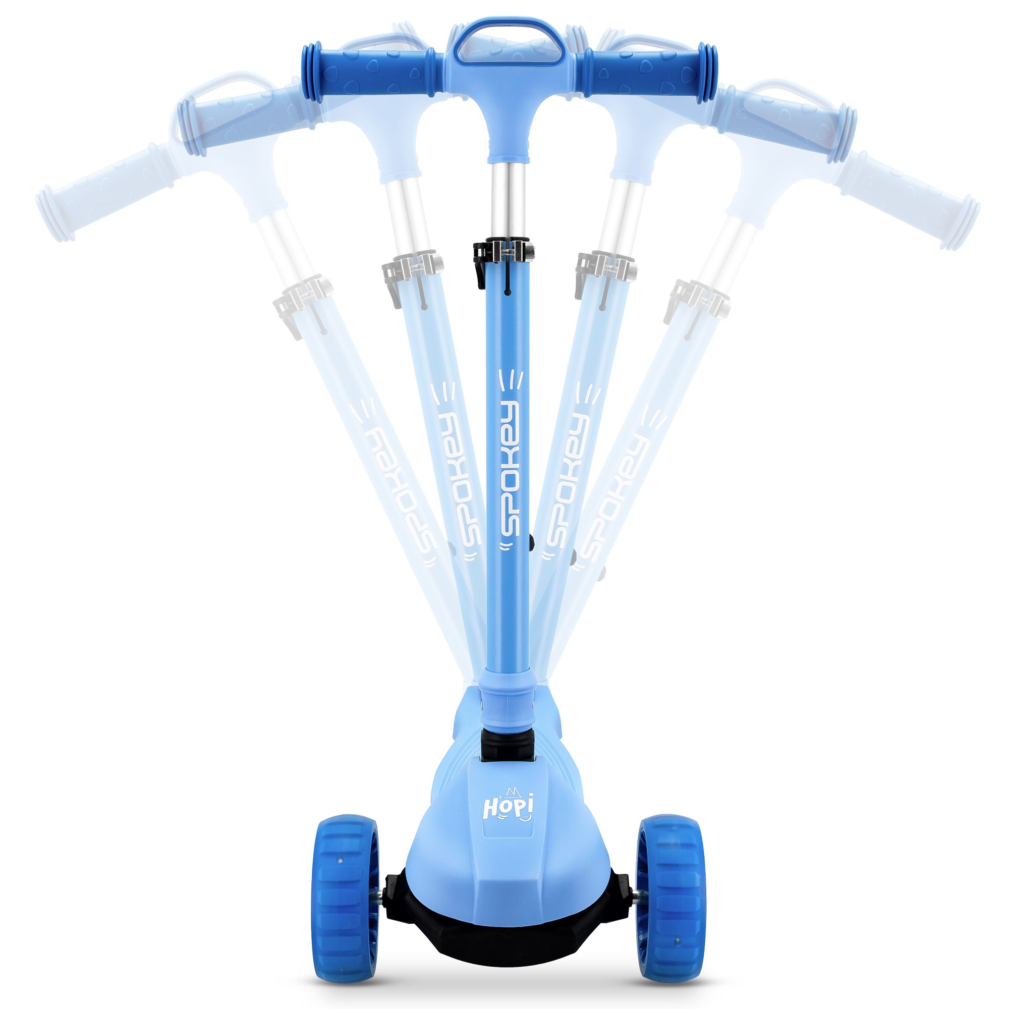 Kinderstep - 3 wielen - Opvouwbaar - Spokey Hopi (blauw) Kinderstep - 3 wielen - Opvouwbaar - Spokey Hopi (blauw)