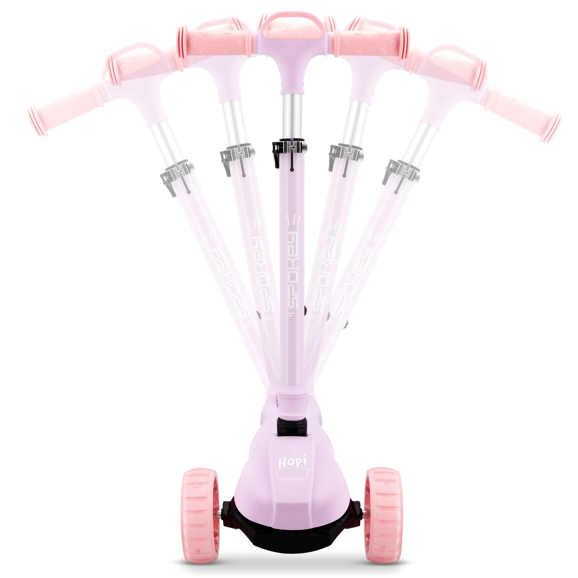 Drie-wiel balance scooter Spokey HOPI roze verstelbaar 58x29 cm Drie-wiel balance scooter Spokey HOPI roze verstelbaar 58x29 cm