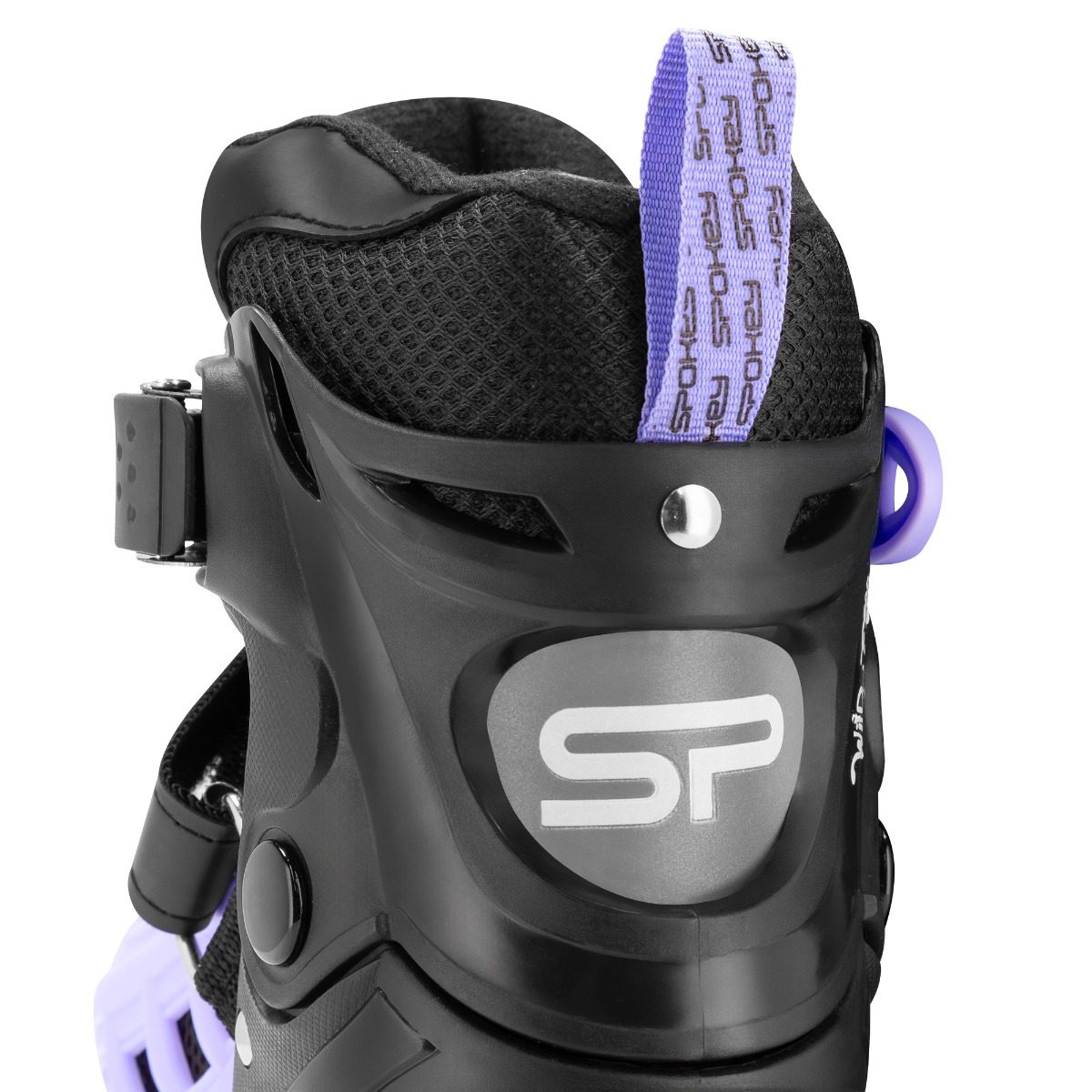 Verstelbare skates - 4 in 1 - zwart / paars - maat 29-33 Verstelbare skates - 4 in 1 - zwart / paars - maat 29-33
