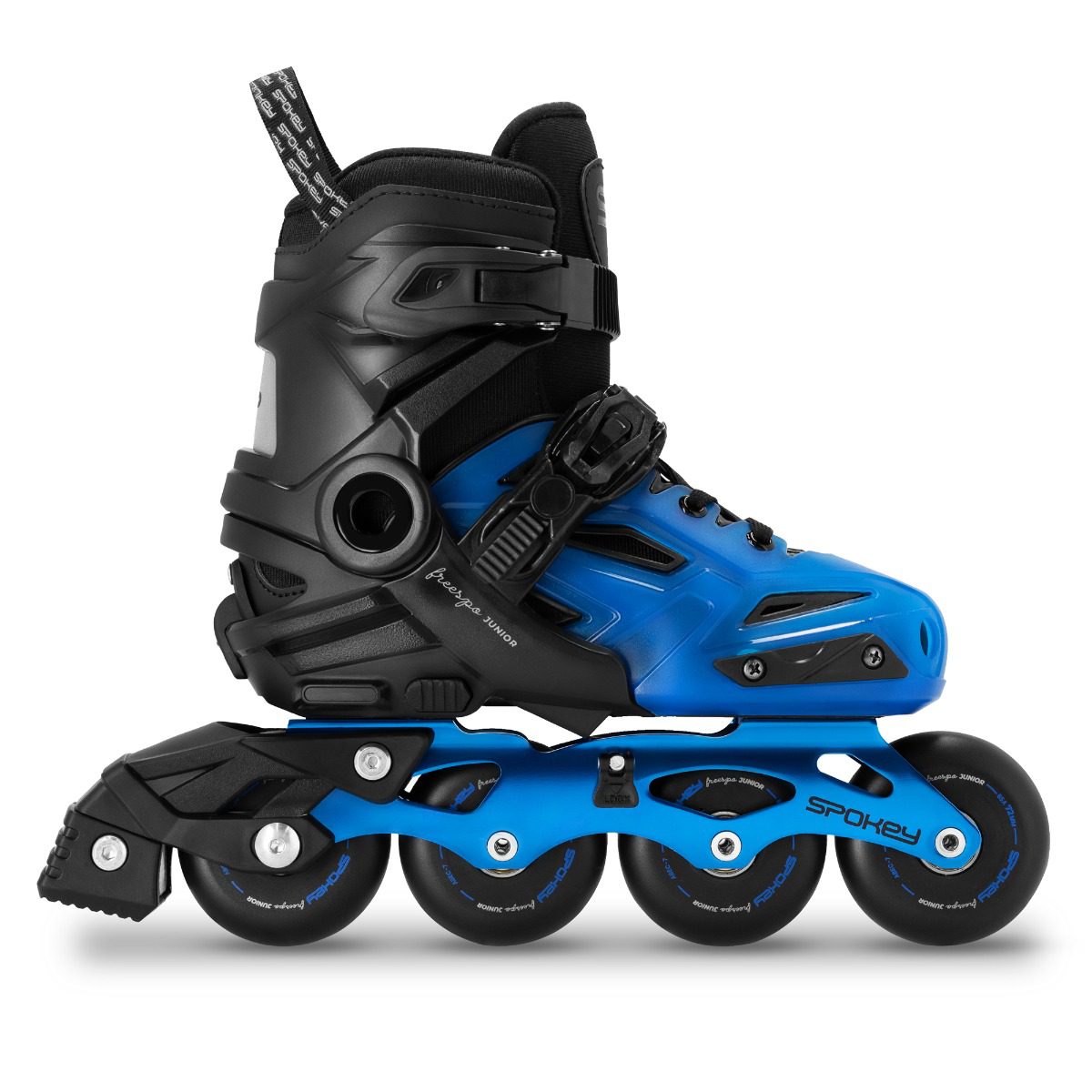 Verstelbare inline skates voor kinderen - zwart/blauw Verstelbare inline skates voor kinderen - zwart/blauw