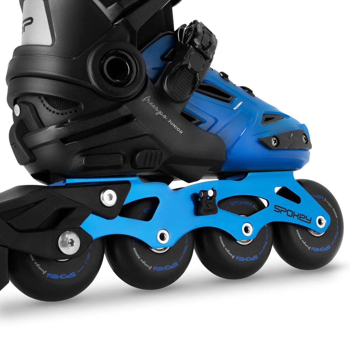 Verstelbare inline skates voor kinderen - zwart/blauw Verstelbare inline skates voor kinderen - zwart/blauw