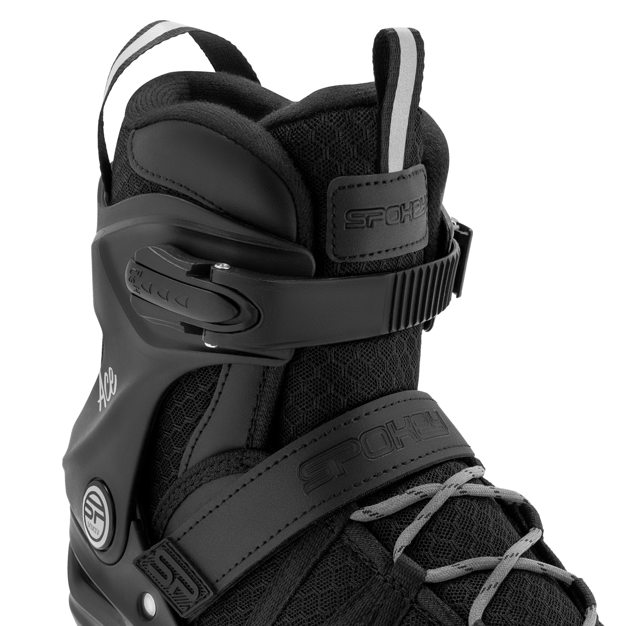 Inline skates - Zwart - 80 mm / 85A - ABEC-7 - Spokey ACE Inline skates - Zwart - 80 mm / 85A - ABEC-7 - Spokey ACE