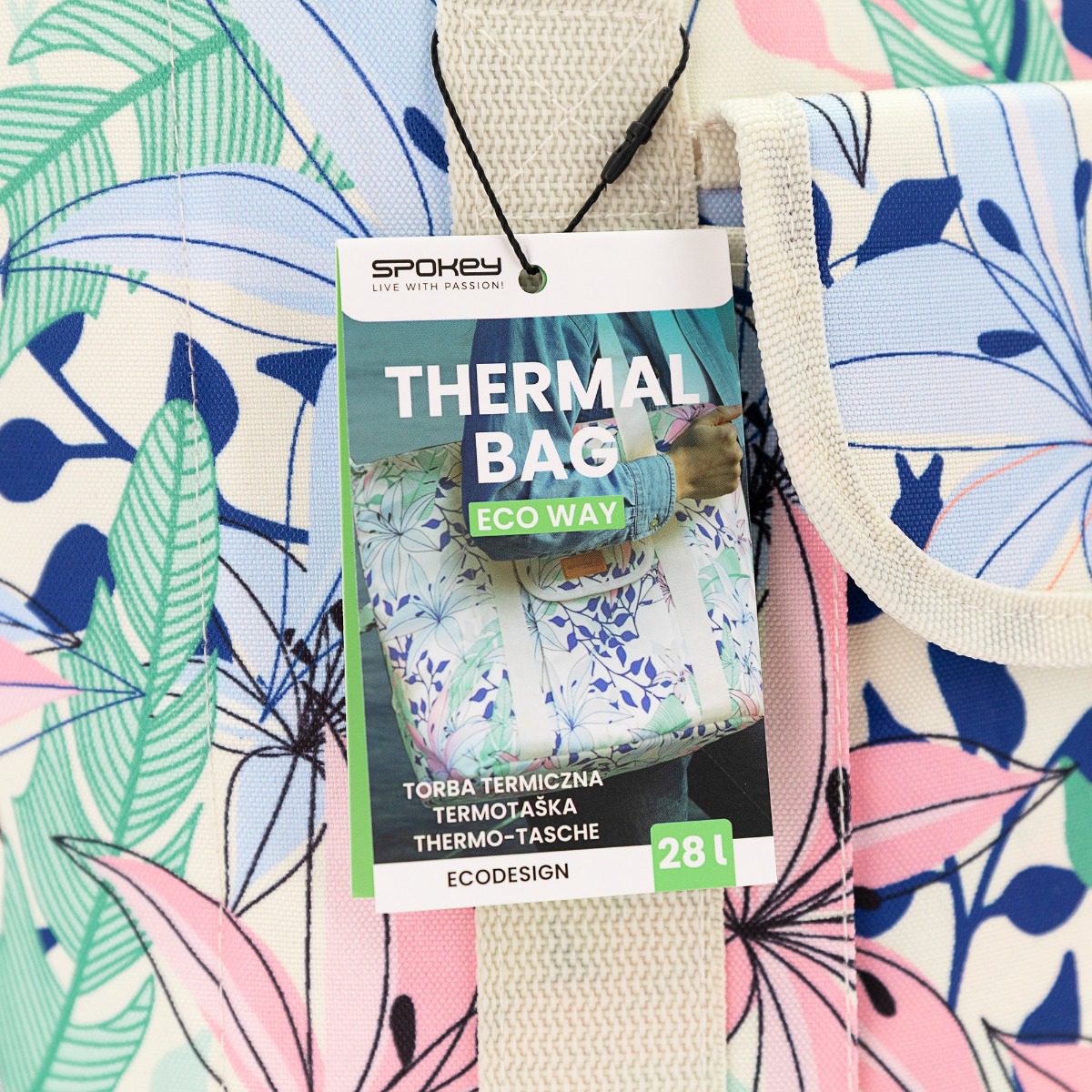 Thermische tas zwart 28L rPET - Spokey ECO WAY Thermische tas zwart 28L rPET - Spokey ECO WAY