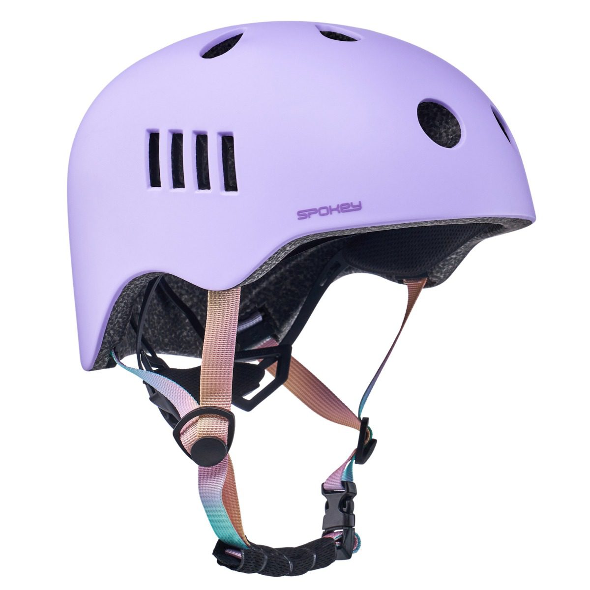 BMX helm - Skatehelm - Fietshelm - Paars / Zwart - 48-52 cm - Spokey PUMPTRACK BMX helm - Skatehelm - Fietshelm - Paars / Zwart - 48-52 cm - Spokey PUMPTRACK