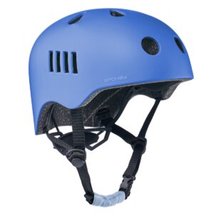 BMX helm - Skatehelm - Blauw / Zwart - 48-57 cm - Spokey PUMPTRACK