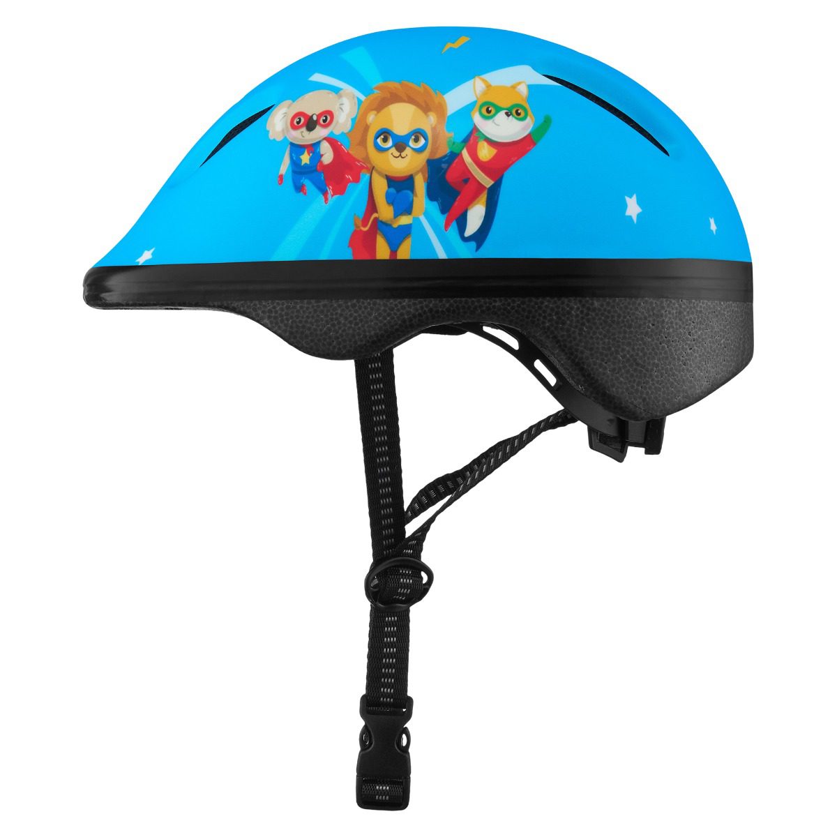 Fiets- en skatehelm voor jongens - Blauw - 52-56 cm - Spokey FUN Fiets- en skatehelm voor jongens - Blauw - 52-56 cm - Spokey FUN
