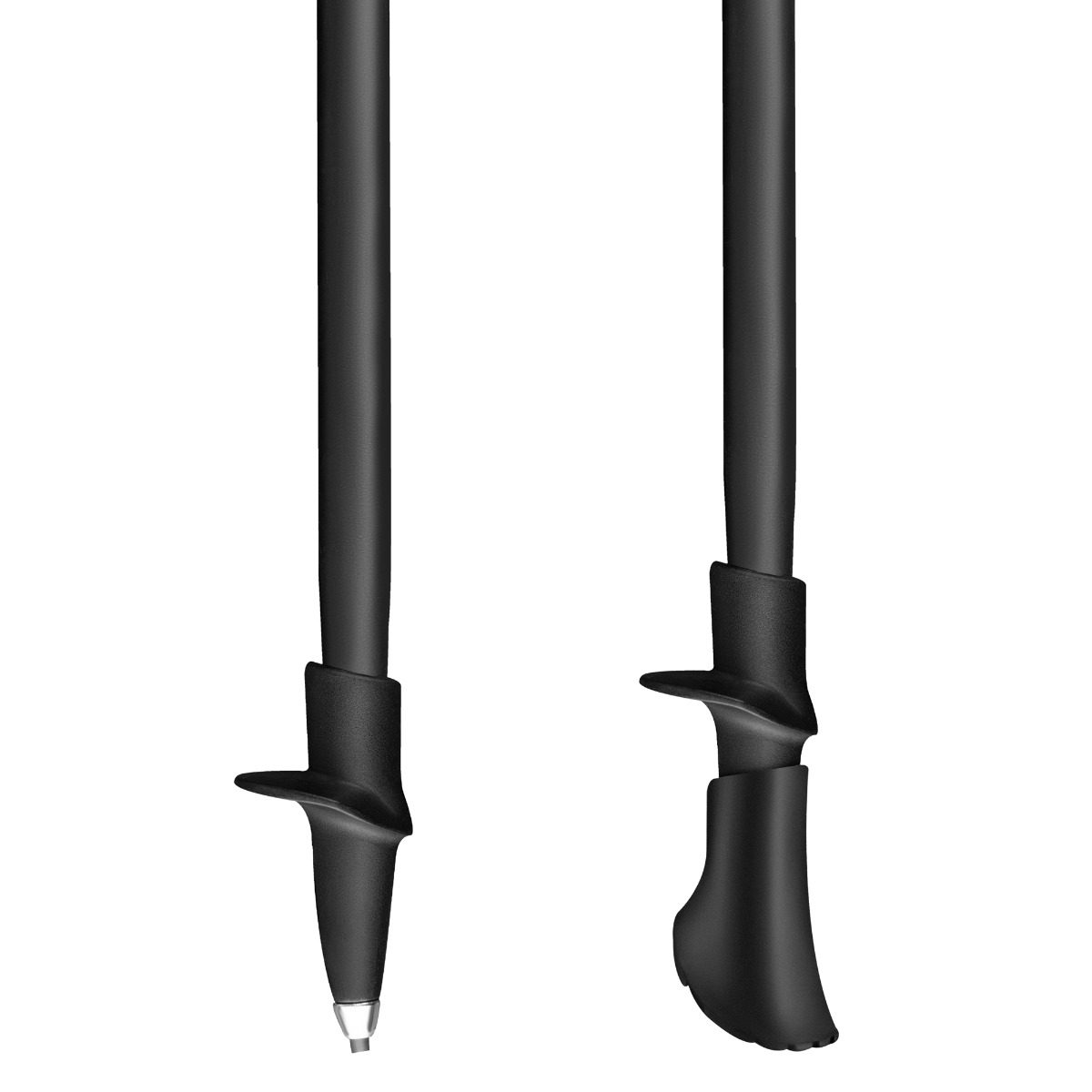 Telescopische Nordic Walking stokken zwart 105-135 cm Telescopische Nordic Walking stokken zwart 105-135 cm