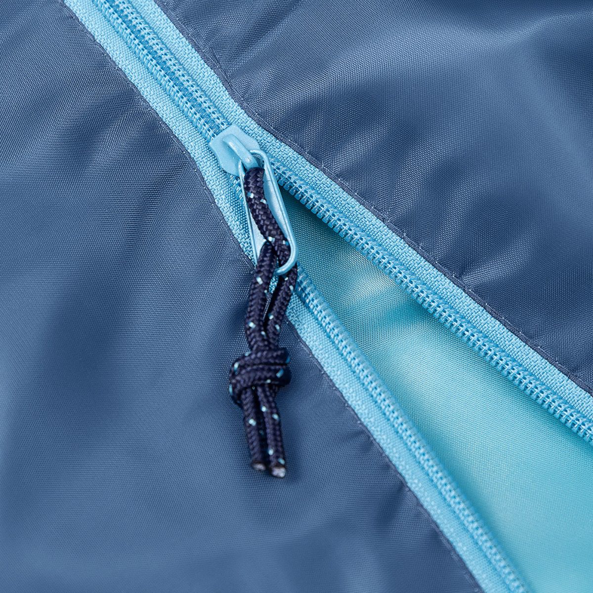 Slaapzak - Mummy model - 180 x 75 cm - Groen / Turquoise - 850 gram - Spokey COZY Slaapzak - Mummy model - 180 x 75 cm - Groen / Turquoise - 850 gram - Spokey COZY