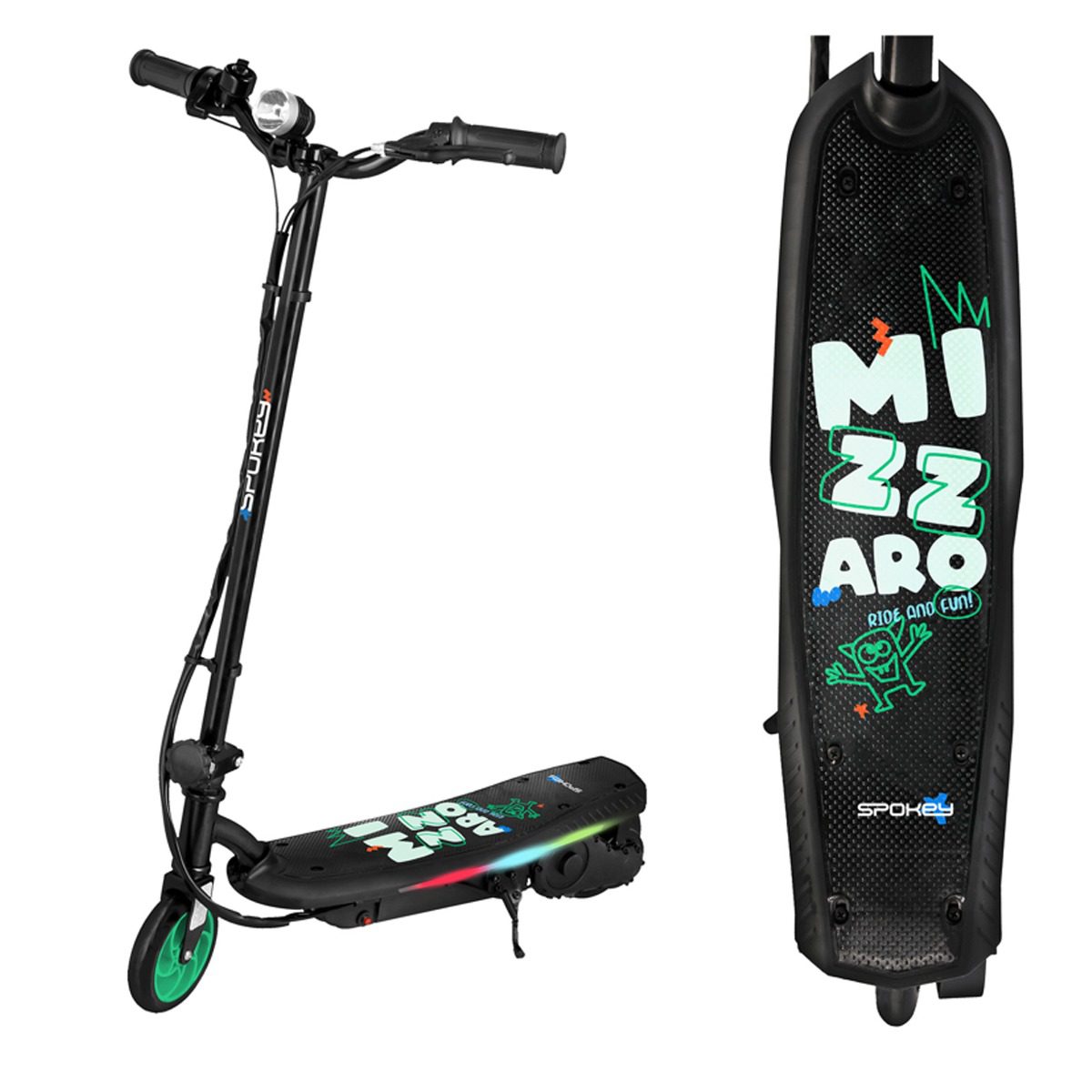 Elektrische kinderstep - Inklapbaar - 12 km/u - Spokey MIZZARO Elektrische kinderstep - Inklapbaar - 12 km/u - Spokey MIZZARO