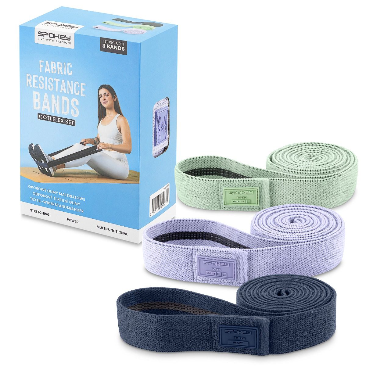 Weerstandsbanden – Voordeel set van 3 – Multicolor - Spokey Coti Flex Weerstandsbanden – Voordeel set van 3 – Multicolor - Spokey Coti Flex