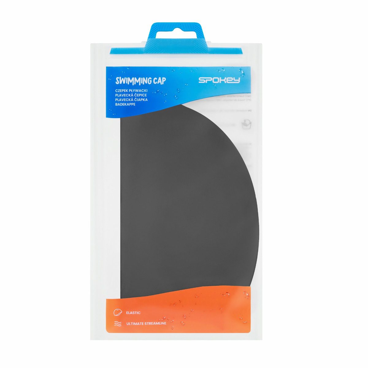 Badmuts met oorpockets zwart Spokey Badmuts met oorpockets zwart Spokey