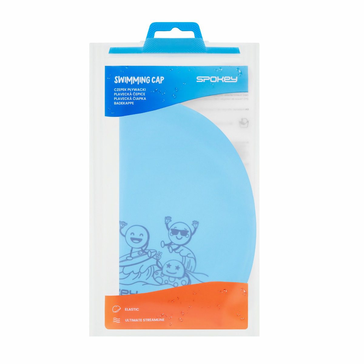 Badmuts Spokey FUNNY turquoise silicone Badmuts Spokey FUNNY turquoise silicone
