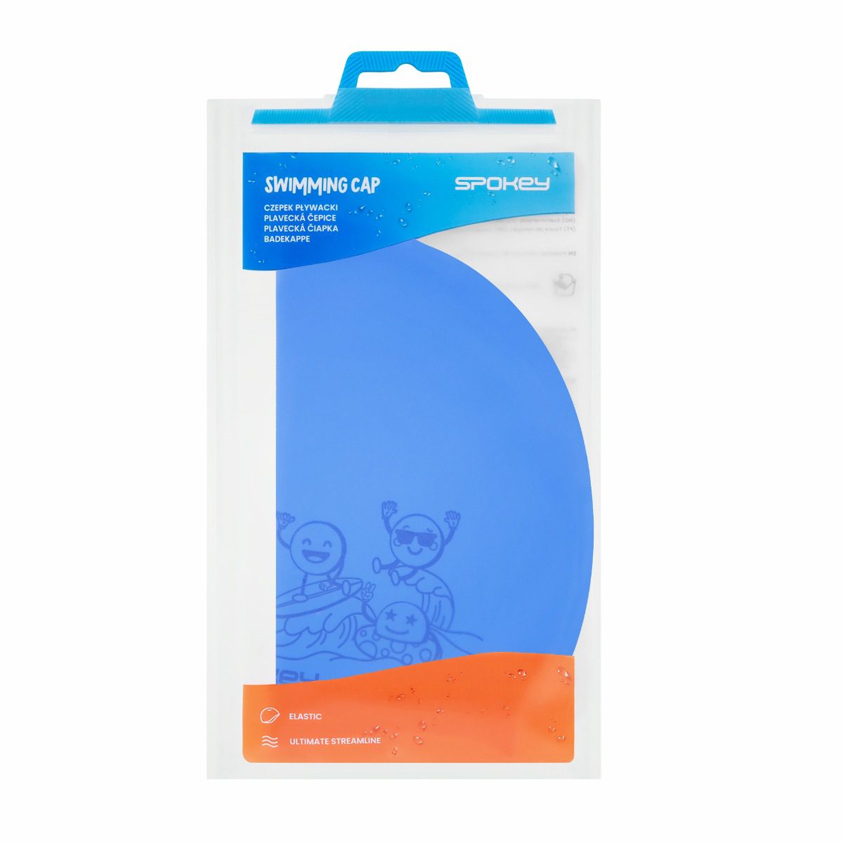 Badmuts Spokey FUNNY turquoise siliconen Badmuts Spokey FUNNY turquoise siliconen