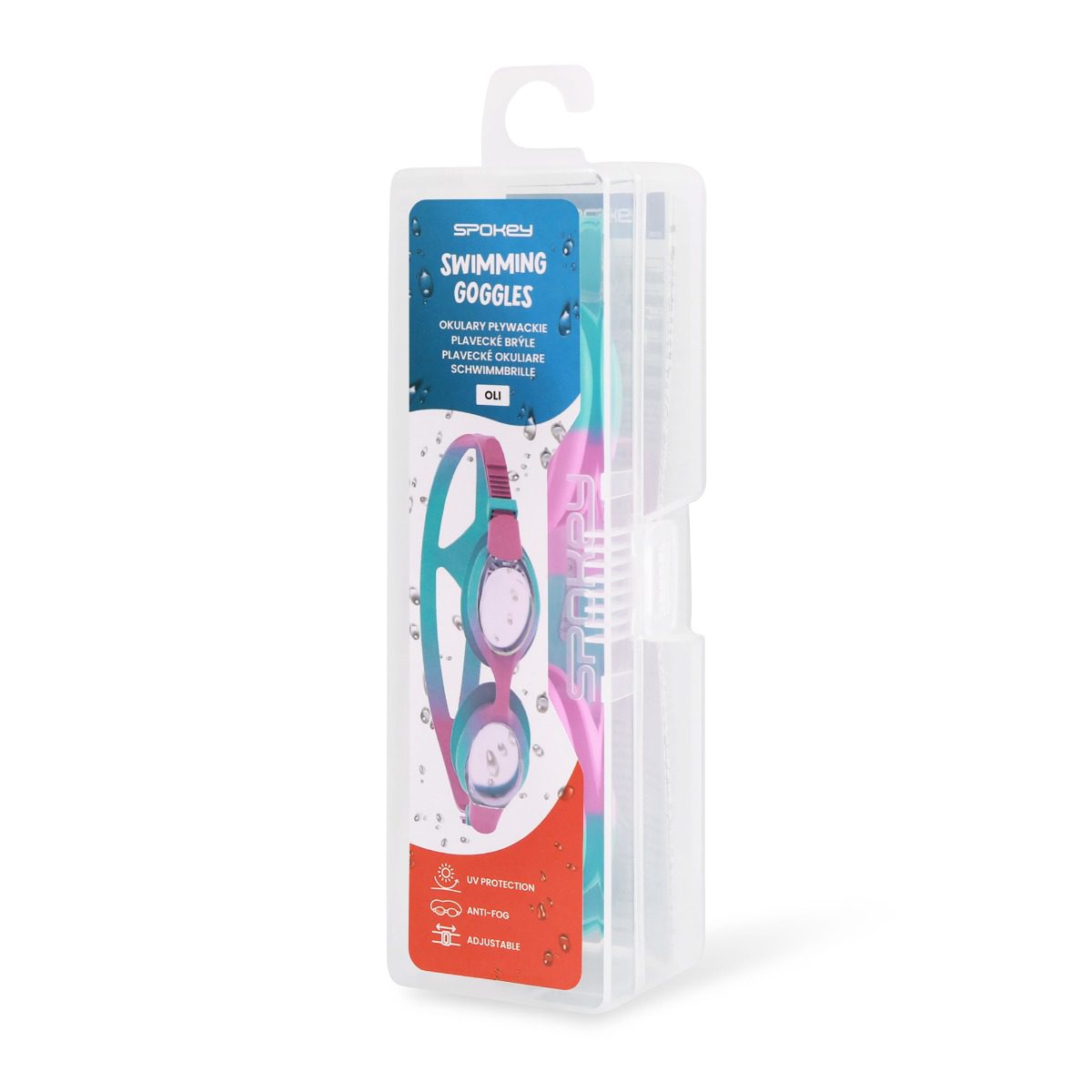 Zwembril kinderen turquoise roze anti-fog Zwembril kinderen turquoise roze anti-fog