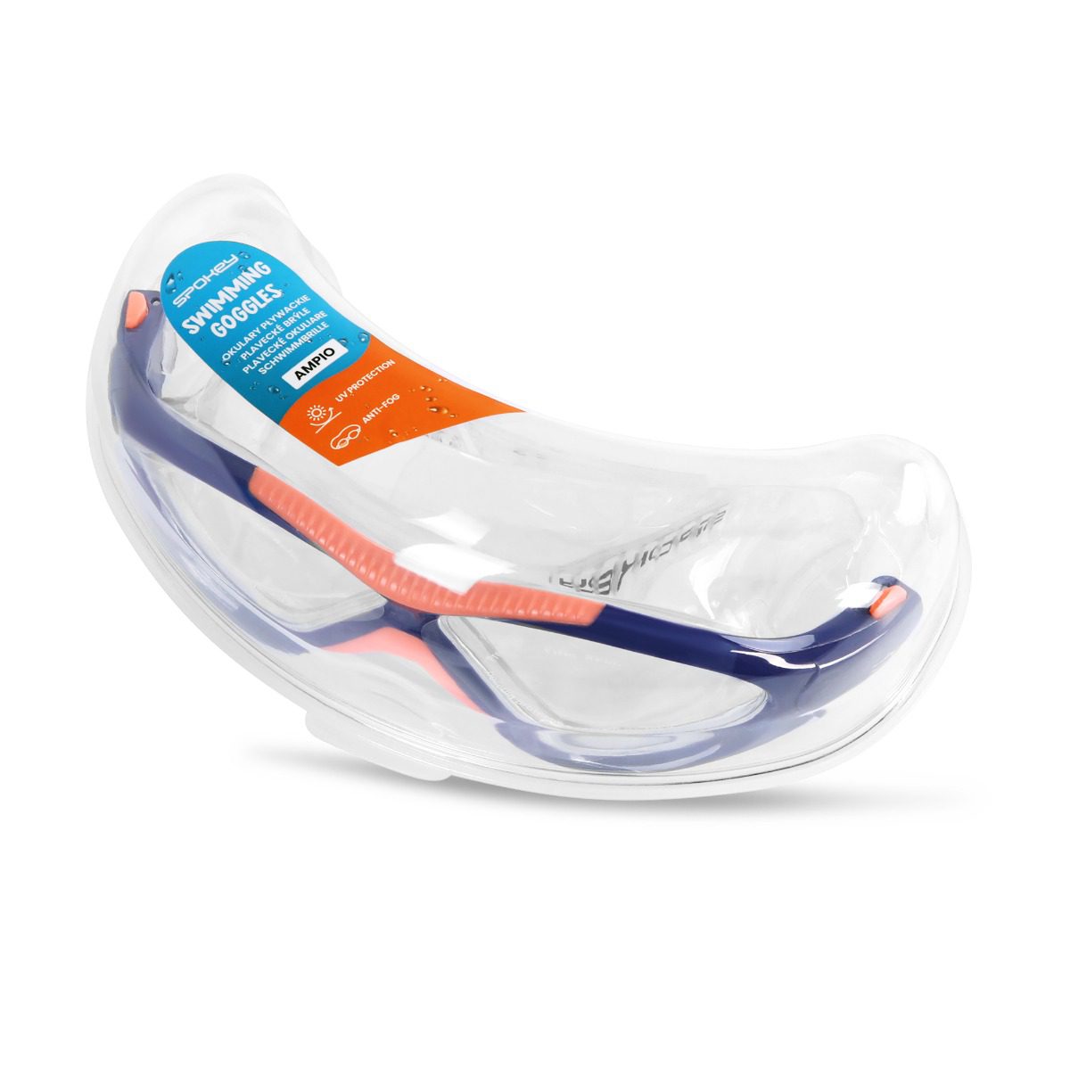 Zwembril Spokey AMPIO licht blauw Zwembril Spokey AMPIO licht blauw