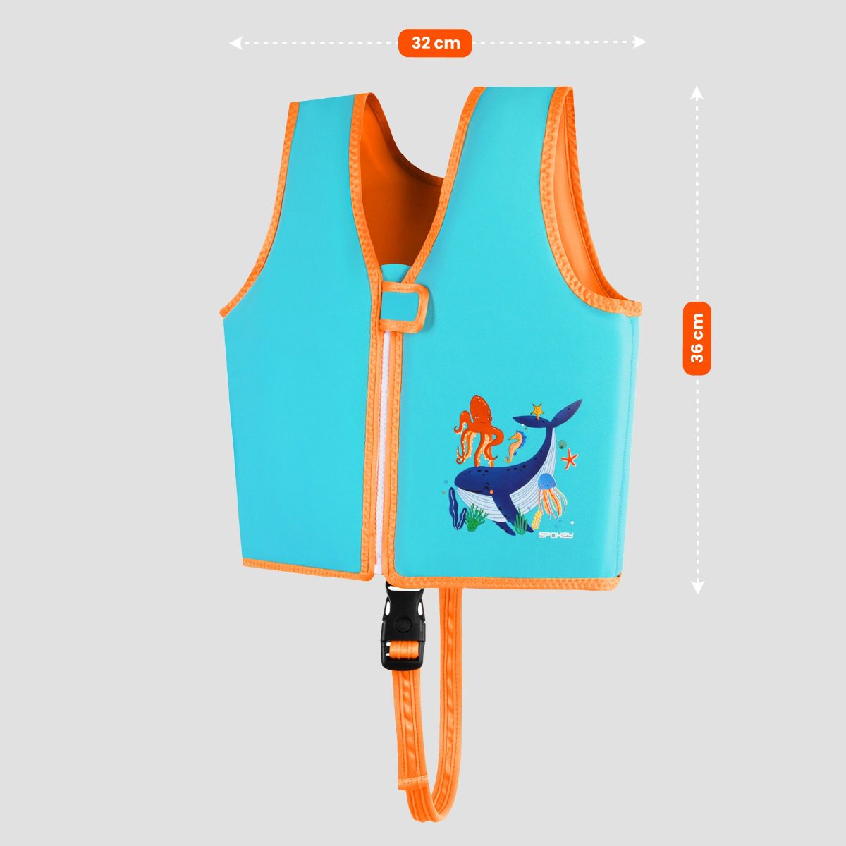 Neopreen zwemvest kinderen multicolor 3-6 jaar Neopreen zwemvest kinderen multicolor 3-6 jaar