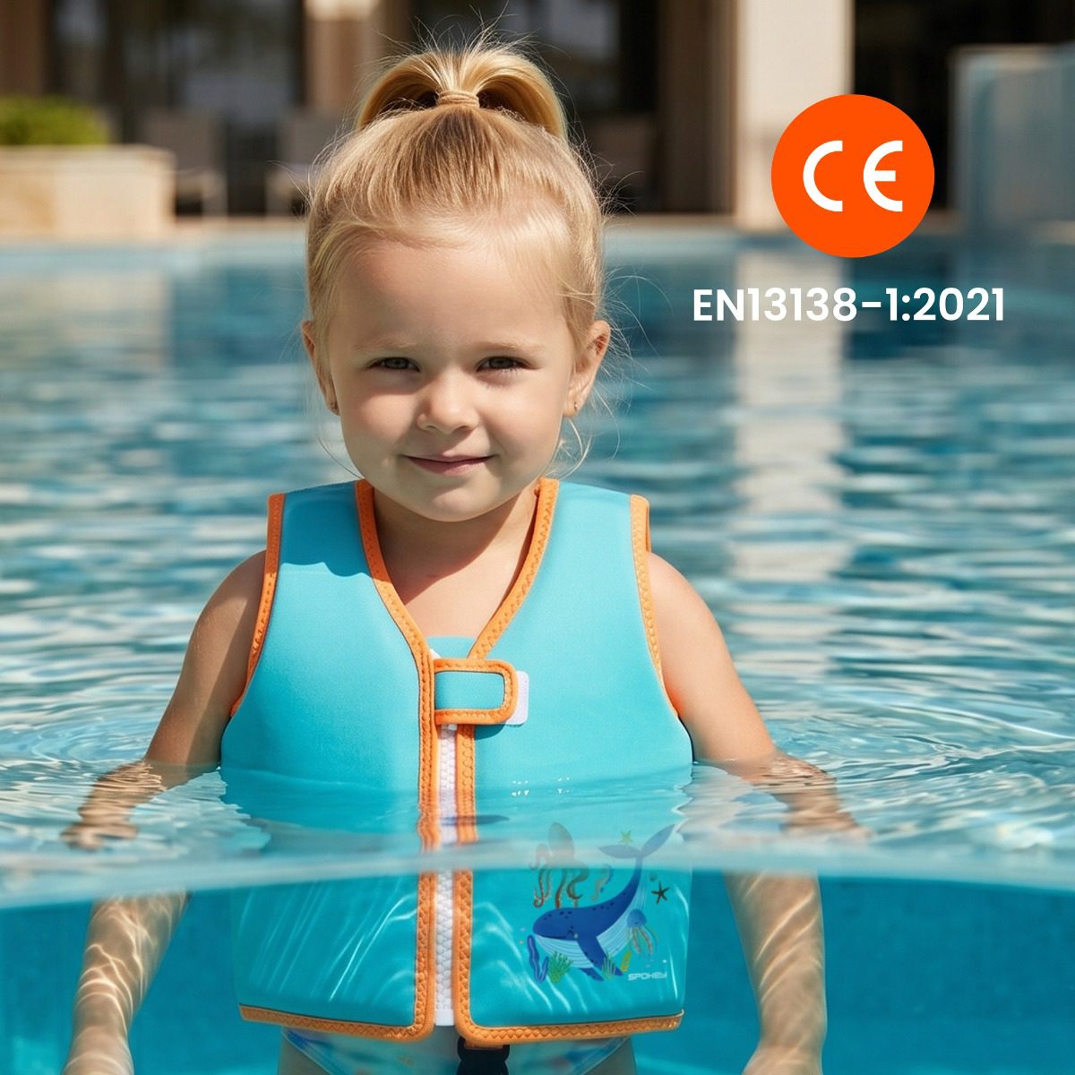 Neopreen zwemvest kinderen multicolor 3-6 jaar Neopreen zwemvest kinderen multicolor 3-6 jaar