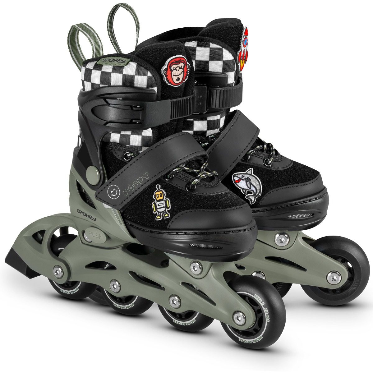 Poppy inline skates 31-34 groen verstelbaar en comfortabel Poppy inline skates 31-34 groen verstelbaar en comfortabel