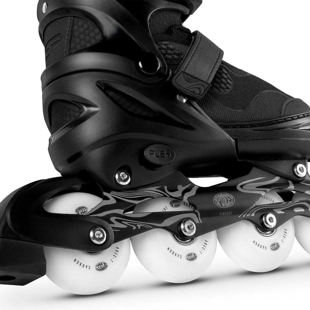FIREFLY inline skates zwart/crème 35-38 FIREFLY inline skates zwart/crème 35-38