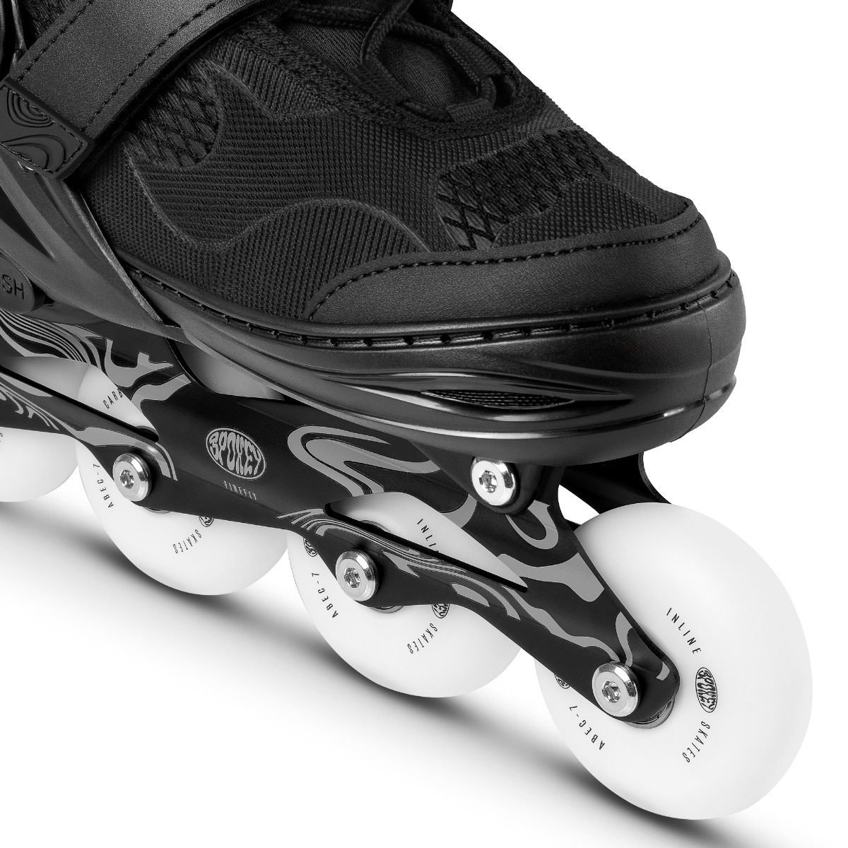 FIREFLY inline skates zwart/crème 35-38 FIREFLY inline skates zwart/crème 35-38