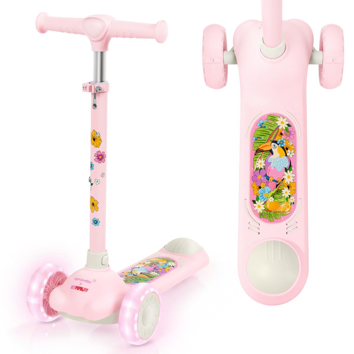 Driewielige balance scooter met LED verlichting Driewielige balance scooter met LED verlichting