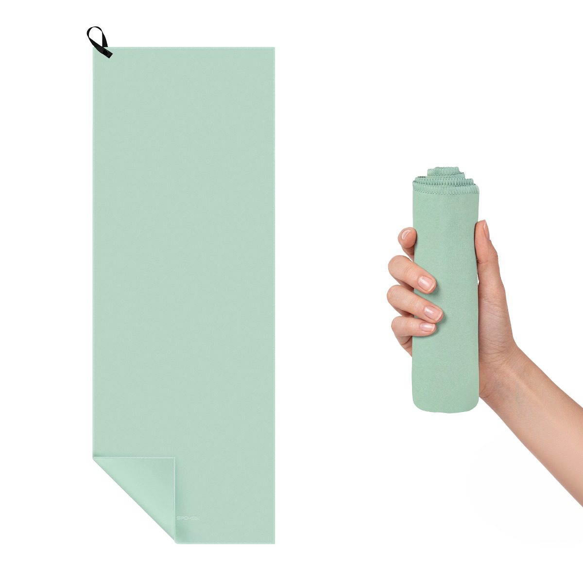 Snel drogende handdoek 120x50 cm groen Snel drogende handdoek 120x50 cm groen