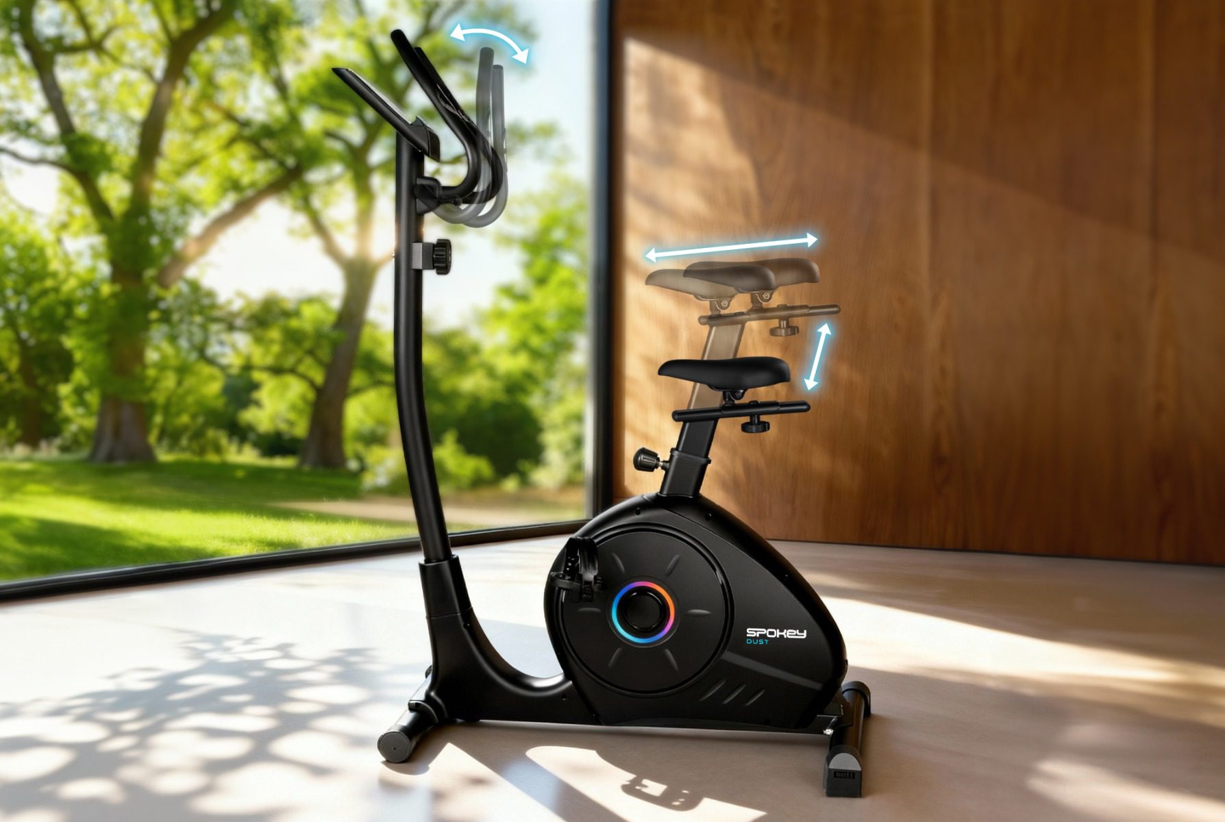 Hometrainer Spokey DUST met magnetische weerstand Hometrainer Spokey DUST met magnetische weerstand