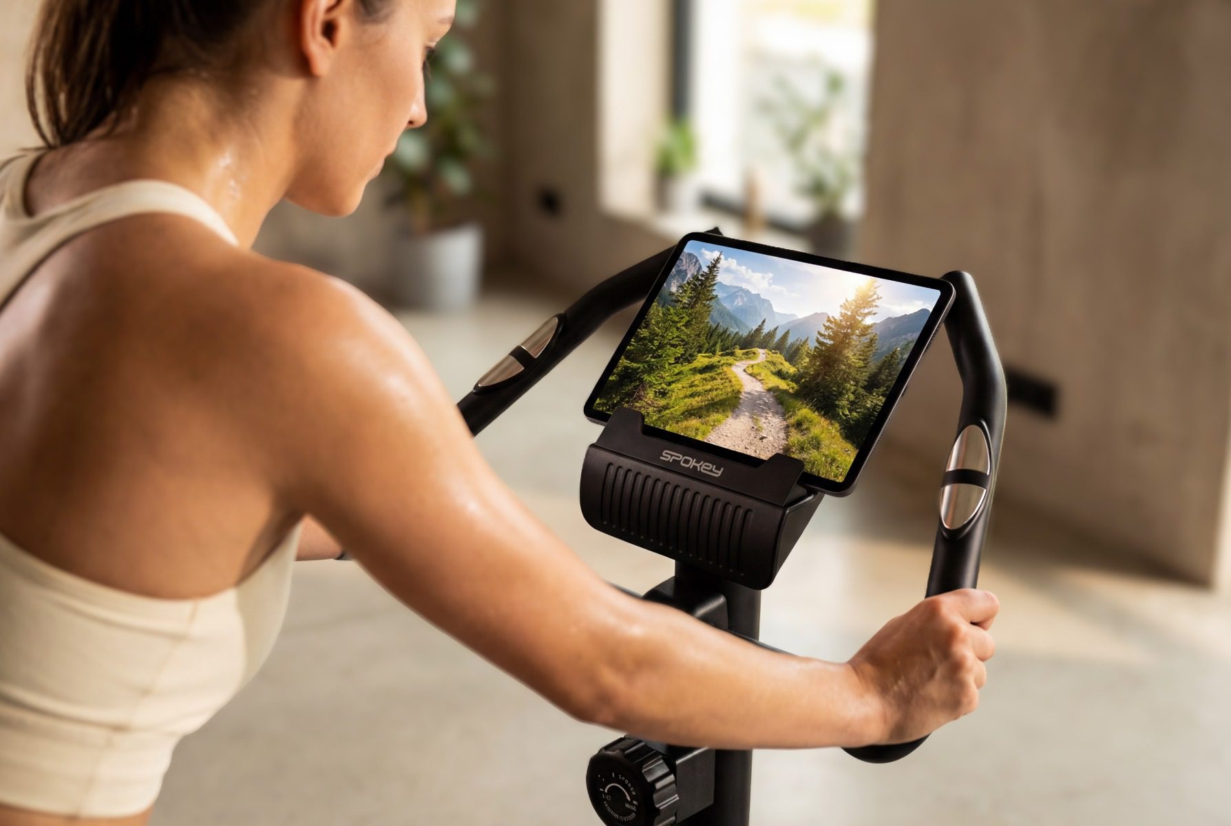 Hometrainer Spokey DUST met magnetische weerstand Hometrainer Spokey DUST met magnetische weerstand