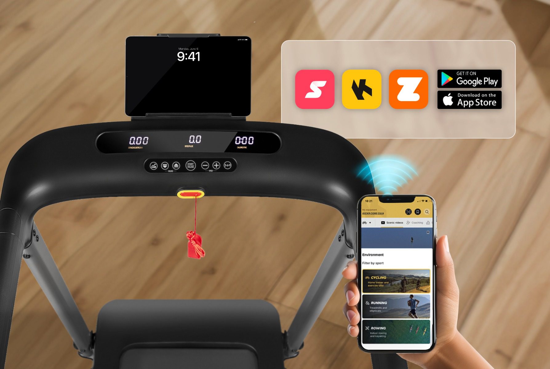 Spokey SELENA loopband met Bluetooth Spokey SELENA loopband met Bluetooth