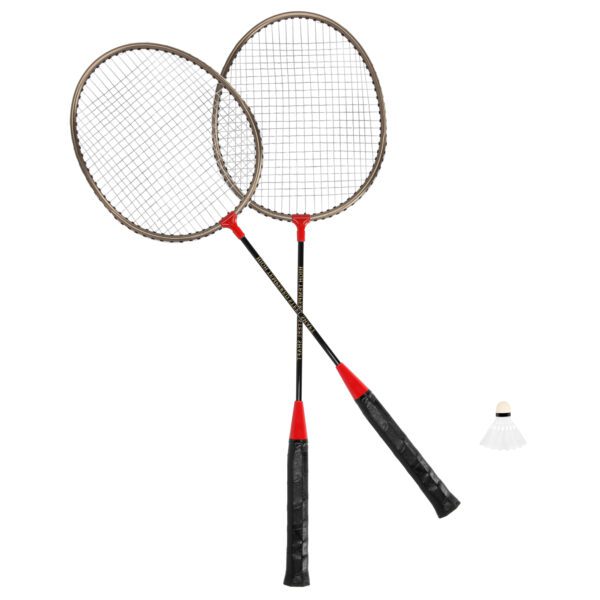 Badminton set met 2 rackets en shuttlecock - Spokey BADMNSET1