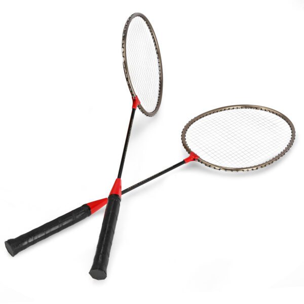 Badminton set met 2 rackets en shuttlecock - Spokey BADMNSET1
