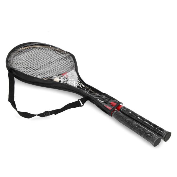 Badminton set met 2 rackets en shuttlecock - Spokey BADMNSET1