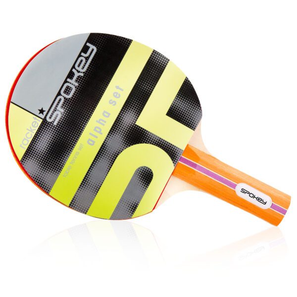 Tafeltennis set zwart Spokey ALPHA SET - 3 ballen en net